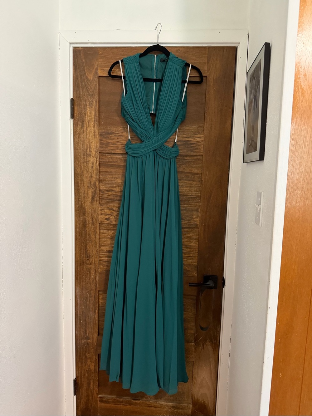 Lulu's Green Maxi Dress